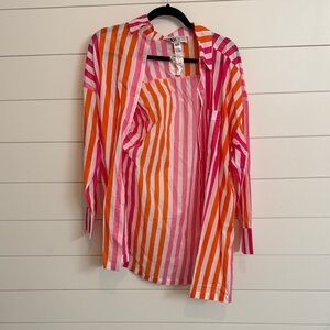 Beach Riot | Sz S/M Striped Cover-Up